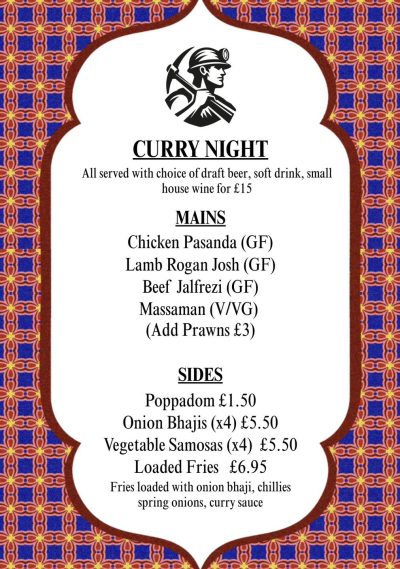 Pencelli Curry Night