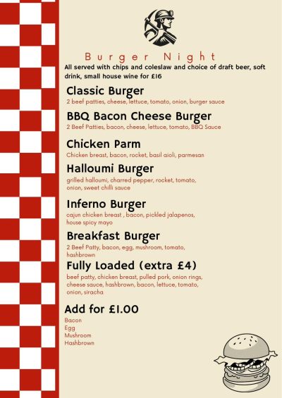 Pencelli Burger Night